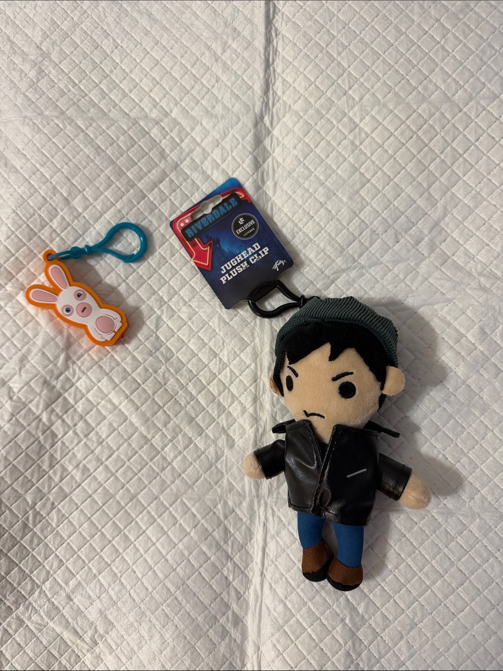 Jughead Plush Clip Keychain - Black Jacket